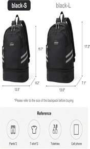 Coofay Gym Backpack For Women Waterproof Backpack With Shoe Compartment Lightweight Travel Backpack Sports Backpacks Small Gym Bag