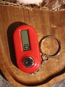 1pc/5pcs/10pcs New Key Chain Counter, Ramadan, Christmas, Halloween, Holiday, Key Chain Electronic Manual Button Counter, Compact Mini Portable Ring Counter - Multicolor - View 12