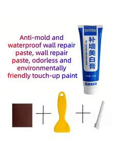 Wall Repair Paste, White Household Wall Crack Filler Paste To Cover Mold Stains And Refresh - Multicolor - View 10