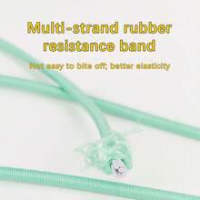 1 件四季鹦鹉飞行牵引绳，弹性轻质训练绳，带脚环，户外鹦鹉散步牵引绳 - 彩色 - 查看 11