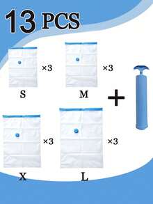 10/9/1 Vacuum Sealed Storage Bag, Vacuum Storage Bag, Compression Bag Travel, Compression Bag Vacuum, Compression Bag And Pump, Compression Storage Bag, Travel Compression Bag And Pump, Vacuum Compression Bag With Pump, Travel Storage Compression Bag, Vacuum Bag For Clothes, Travel Vacuum Bag With Pump