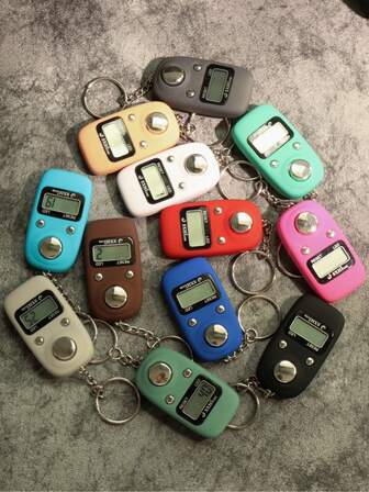 1 pieza/5 piezas/10 piezas Contador manual, Contador de anillo portátil mini, Contador de clic de pulgar para aprendizaje, deportes y otras actividades de conteo, Contador de anillo digital, Contador de rosario, Contador de uso en el dedo pequeño, Contador de anillo, Contador electrónico para Oriente Medio y árabe, Contador de anillo digital conveniente, Contador de presión manual para alivio del estrés