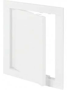 Vent Systems 6'' X 8'' Inch Access Panel - Easy Access Doors - ABS Plastic - Access Panel For Drywall, Wall And Ceiling Electrical And Plumbing Service Door Cover White - 2 - View 1