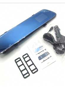 Cámara delantera para auto con grabación día y noche modelo CE005, sistema de grabado profesional para autos, video HD constante, fácil operación y manejo - Negro - Ver 1