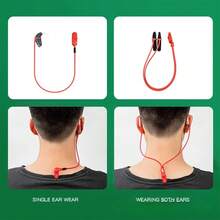 Vivtone Hearing Aid Clip And Anti-Lost Lanyard, Retention Strap For BTE Hearing Aids, Elastic And Stylish