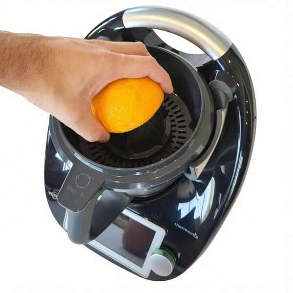 4 Peças Juicer Manual Adequado para Thermomix TM5 TM6 da Meishanpin para Separação de Suco de Laranja e Limão, Incluindo Cesta de Filtro e Cone de Pressão, Que Pode Alcançar Desempenho de Mistura Suave