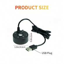 1pc Household Mist Lamp Combo, Water Decor, Witch Cauldron Mister, Fish Tank Humidifier, Aquarium, Desktop Mist Fountain