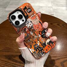 Funda protectora de alta calidad con orificios grandes y resistente a golpes, compatible con los modelos 17, 16, 15, 14, 13, 12 y 11 Plus Pro. Colores: negro clásico, morado, gris y blanco. Funda suave. Ideal para Halloween y Acción de Gracias. QY84. Resistente a golpes. ¡Perfecta para las fiestas! - Blanco - Ver 5