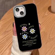 Funda protectora suave de alta calidad con orificios grandes para teléfonos. Compatible con los modelos 17, 16, 15, 14, 13, 12 y 11 Plus Pro. Colores: negro clásico, morado, gris y blanco. Ideal para Halloween y Acción de Gracias. QY86, Funda protectora para Halloween y Acción de Gracias, resistente a golpes. - Blanco - Ver 7