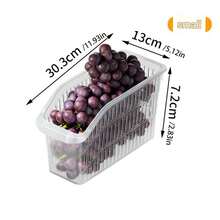 1pc/Set Food Storage Basket, Kitchen Fruit & Vegetable Organizer Basket, Plastic Produce Bin, Kids Toy Storage Basket