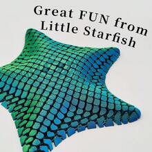 3D 打印海星减压玩具和缓解焦虑挤压玩具 - 铰接关节、感官减压玩具、海洋爱好者的收藏礼物（粉色、蓝色、黑色、青色、紫色）- 有多种颜色可选，完美的万圣节、圣诞节和生日礼物 - 彩色 - 查看 3