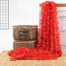 10pcs 100cm/39inch Artificial Silk Wisteria Flower Vines Hanging Rattan Flowers Wedding Home Decoration, Valentine Day, Gift Gifts Birthday Graduation