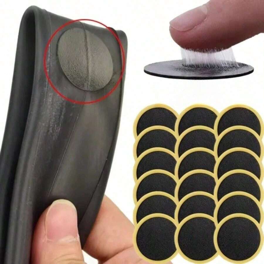 10PCS Bicycle Glue-Free Tire Patches Tool Quick Repairing Tyre Protection Patch Adhesive Quick Drying Bike Accessories - Multicolor - View 1