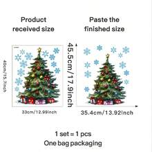 Pegatinas navideñas para ventanas - Copos de nieve y pegatinas de árbol de Navidad, calcomanías autoadhesivas de PVC para vidrio, refrigerador, decoración del hogar y la oficina, removibles, ideales para suministros de fiesta navideña, decoraciones navideñas, pegatinas removibles para ventanas navideñas, colgantes navideños para ventanas, imágenes autoadhesivas para ventanas navideñas, pegatinas navideñas para ventanas, lámina para ventanas, pegatinas para ventanas, imágenes navideñas para ventanas, pegatinas para ventanas, decoración navideña XMAS, decoración de árbol de Navidad, decoración de regalos navideños, decoración de otoño, decoración de cumpleaños, suministros para fiestas, decoración de interiores, decoración de festivales, decoración de Halloween, decoración de pared, adornos de Halloween