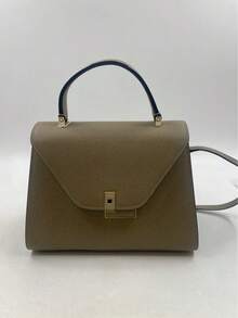 Handteller-Tasche, strukturierte Optik, rosé Farbton, eleganter und vielseitiger Stil