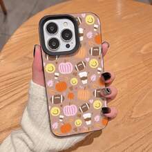 Funda protectora suave de alta calidad con orificios grandes, compatible con los modelos phone 17, 16, 15, 14, 13, 12 y 11 Plus Pro. Disponible en negro clásico, morado, gris y blanco. Ideal para Halloween y Acción de Gracias. - Blanco - Ver 7