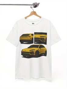 Urus V8 Twin Turbo Shirt  Italian Er SUV T-Shirt  Exotic Performance Car Graphic Gift - Phong cách 10 - Xem 1
