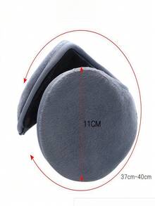 1pc Unisex Foldable Plush Ear Warmers, Cute Furry Winter Ear Muffs, Halloween & Christmas Gift, Freeze-Proof Ear Covers, Ear Protection For Outdoor Activities In Winter