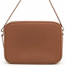 Bolsa Feminina Modelo Bela Pralolla de Ombro Transversal - Caramelo - Visão 4