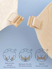 Un nuevo tipo de sujetador adhesivo reutilizable con estilo de mango para mujeres, así como un sujetador transparente sin espalda adecuado para todas las estaciones.