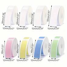 P15 P21 P12 Label Multicolor Tape 12Mm X 40Mm/1.5X3.0 Cm/ Paper Material Phomemo D30 Thermal Label Maker Compatible With Adhesive Labels/Professional Labels For Office, School, Hospital, Halloween, Christmas - Multicolor - View 4