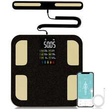 Bascula Digital Corporal, TXG Bascula Corporal con 8 Sensores de Alta Precisión y 20 Datos Relacionados, Bascula Inteligente con Pantalla, 396 Libras, Báscula Inbody Compatible con Android y IOS - 1 - Ver 7