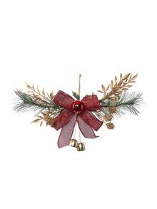1 Piece Artificial Christmas Bell Hanging Decoration, Christmas Hanging Item For Wedding Parties And Indoor Decoration, Festival Party Gift, For Hanging, Valentine's Day Decoration, Home Aesthetics Room Decoration, Wall Hanging. - Multicolor - View 13
