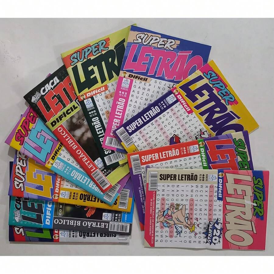 Kit 10 WORD SEARCHES ONLY LETTERS And DIFFICULT LEVEL WITHOUT Repetition - Sách đơn - Xem 1