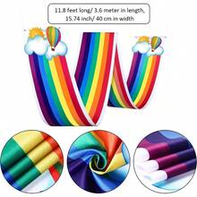 Blulu 1 Pc Rainbow Ceiling Decorations Rainbow Cloud Ceiling Garland Banner Hanging Bunting For Birthday Party Classroom Daycare And Nursery School Baby Shower Decorations# DOUYYY