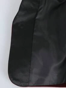 3pcs/Set Young Boy Suit, Includes Jacket + Pants + Bow Tie, Gentleman Outfit For Autumn/Winter - Burgundy - View 9