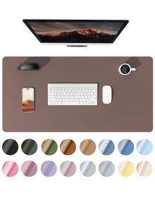 2025 Weihnachtsdekorationen Leder Schreibtischunterlage, Mauspad, Nicht-Computer-Matte für den Schreibtisch, PU-Leder Büroschreibtischunterlage für Zuhause & Büro, Laptop Schreibtischauflage für Tastatur und Maus (Dicke 1mm)