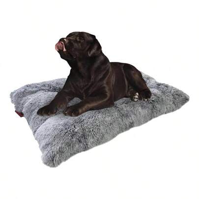 Dog Bed WITH LOVE, Washable, Crate Mattress, Calming Fluffy, Anti Anxiety, Deluxe Plush With Anti - Slip Bottom, Size XL 95x65x12cm