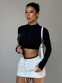 Autumn Women's Sports Sweatshirt - Long - Sleeve With Thumb Holes, Half - Zip Pullover, Ideal For Hiking, Casual Wear & Yoga