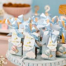 Joycraft 100Pcs Thank You Gift Tags With String - Gold 'Thank You For Popping By' Labels 2.36x2 Inch Popcorn Favor Paper Tags For Baby Shower  Popcorn Bags Gift Wrapping DIY Craft - Perfect For Celebrations And Thoughtful Presentations