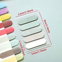 100 张 1 种渐变圆形索引贴纸、透明便签、创意笔记贴纸、荧光便签贴纸和可重复使用的说明贴纸 - 均碼 - 查看 17