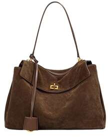 Ariel Tesoro Leather Tote - Coffee - View 2