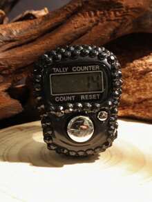 1个/5个/10个伊斯兰风格水钻念珠计数器，开斋节祝福礼物祈祷计数器 - 彩色 - 查看 2