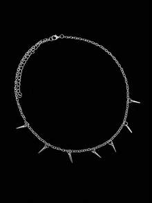 Gargantilla decorada con tachuelas de estilo punk, collar de moda para fiestas, decoración de ropa diaria, joyería a juego y exquisita para regalo de cumpleaños