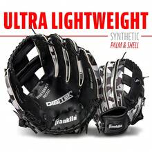 Juego de guante y pelota Teedom para jóvenes RTP deportivos - 9.5" para niños y niñas Te-Smitt - Negro/Blanco - Ver 6