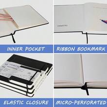 Hardcover Square Sketch Book120lb 200GSM Sketchbook Thick Drawing Paper Marker Watercolor Pencil Mixed Media Premium Drawing Notebook Art Journal 60 Sheets 120 Pages 8x8'' Sketch Pad SKB1