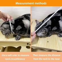 Collar de Cono de Mascota, 2pcs Collar De Recuperacin De Mascotas Ajustable para Proteccin De Curaci Y Evitar Mordedura - Blanco - Ver 4