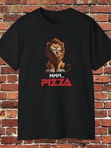 Pizza Lion T-Shirt - Style14 - View 1