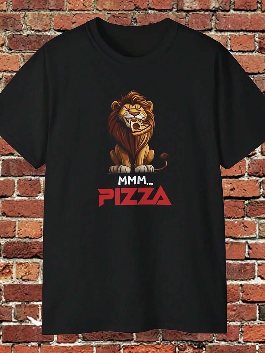 Pizza Lion T-Shirt - Style14 - View 1