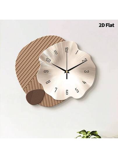 2D Flat 1pc Moderne Minimalist Home ation Creativity Wand Clock, Ultra Quiet Quartz Movement, No Ticking Sound, Painting Klok Living Room, Bedroom Office, able Watch, Unique Personalized, Clear Reading Time, In Bedroom, Studio, Ho Study, Kitchen Cafe, Perfect Family Friends view 9
