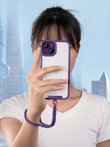 1条短款可调节腕带挂绳，防丢防摔手机腕带，耐用钥匙扣，适合作为生日礼物送给母亲、家人、朋友，也可作手机挂饰或腕带。 - 查看 3