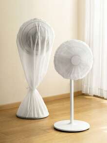 1pc Electric Fan Dust Cover, Full Coverage Floor Fan Dust Cover Protective Case, Storage Bag For Standing Fan, Anti-Pinch Flashlight Fan Protective Cover Mesh Cover Dust Cover, Home Appliance Dust Cover Storage Bag, Large Size Dust Covers For Kitchen Appliances, Fans, Rice Cookers, Anti-Dust And Anti-Static, Suitable For School