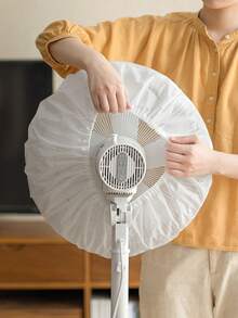 1pc Electric Fan Dust Cover, Full Coverage Floor Fan Dust Cover Protective Case, Storage Bag For Standing Fan, Anti-Pinch Flashlight Fan Protective Cover Mesh Cover Dust Cover, Home Appliance Dust Cover Storage Bag, Large Size Dust Covers For Kitchen Appliances, Fans, Rice Cookers, Anti-Dust And Anti-Static, Suitable For School