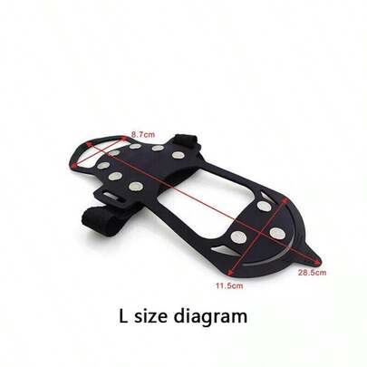 Snow Ice Anti Slip Grippers For Boots Shoes Grips Spikes Crampon Hiking Climbing Running Accessories