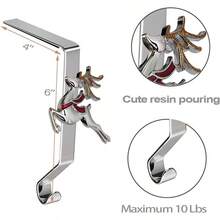 Stocking Holders Set Of 6, Stocking Holders Mantle Set Of 6, Fireplace Stocking Hangers 6 Pac Stocking Stand, Farmhouse Rustic Xmas Decorations Home Indoor