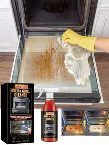 jakehoe 1pc 100ml Kitchen Appliance Cleaner, Oven Cleaner Spray, Oven Rack Degreaser, Oven & Air Fryer Cleaner, Removes Burnt Grease & Carbon Deposits, Heavy Duty Degreaser, Recommended Combo Set - Multicolor - View 11